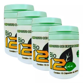 Suplemento Composto De Ervas Naturais Bio 12 Zerador 15 Caps